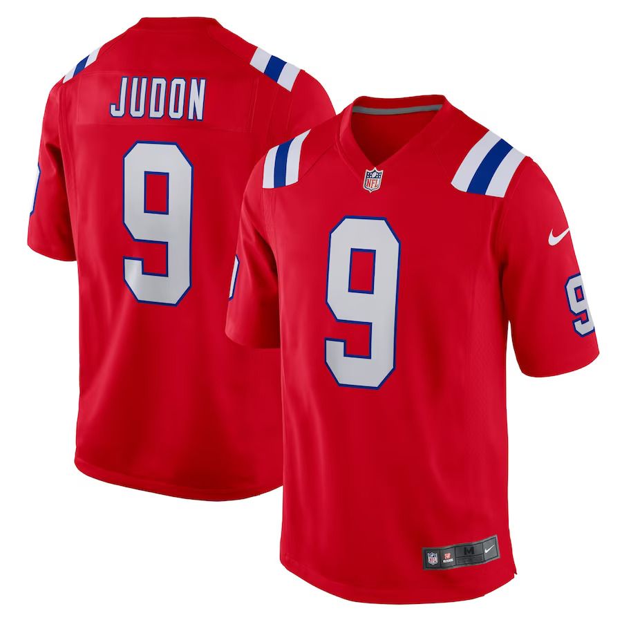 Men New England Patriots #9 Matthew Judon Nike Red Alternate Game NFL Jersey
